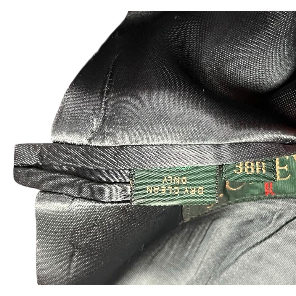 J. Crew 100% Wool Long Trench Coat Charcoal Gray Topcoat Overcoat Men's Size 38R - Picture 7 of 8